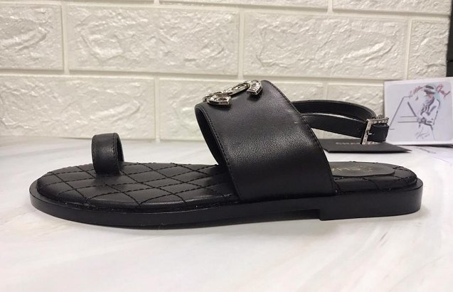 CC original lambskin sandals G34626 black