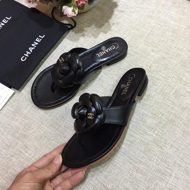 CC original lambskin sandals G34662 black