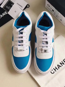 2019 CC calfskin sneakers G34361 blue