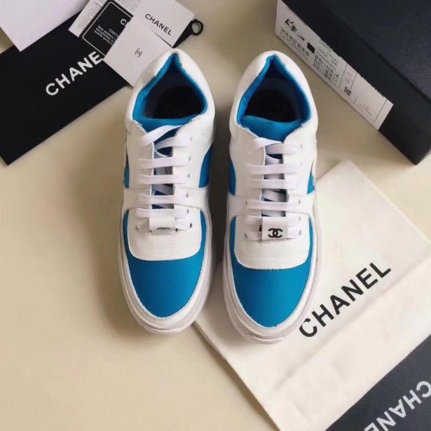 2019 CC calfskin sneakers G34361 blue