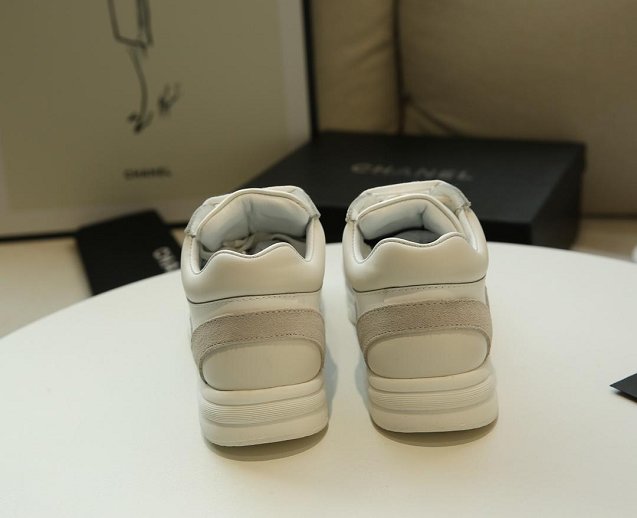 2019 CC calfskin sneakers G34361 white