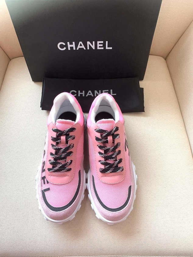 2019 CC fabric sneakers G35058 pink