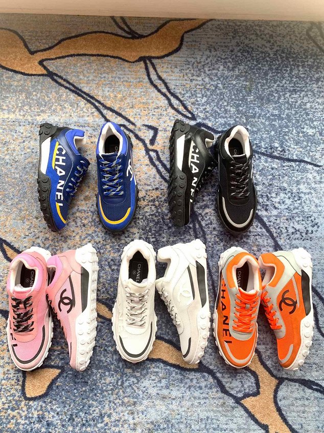 2019 CC fabric sneakers G35058 pink
