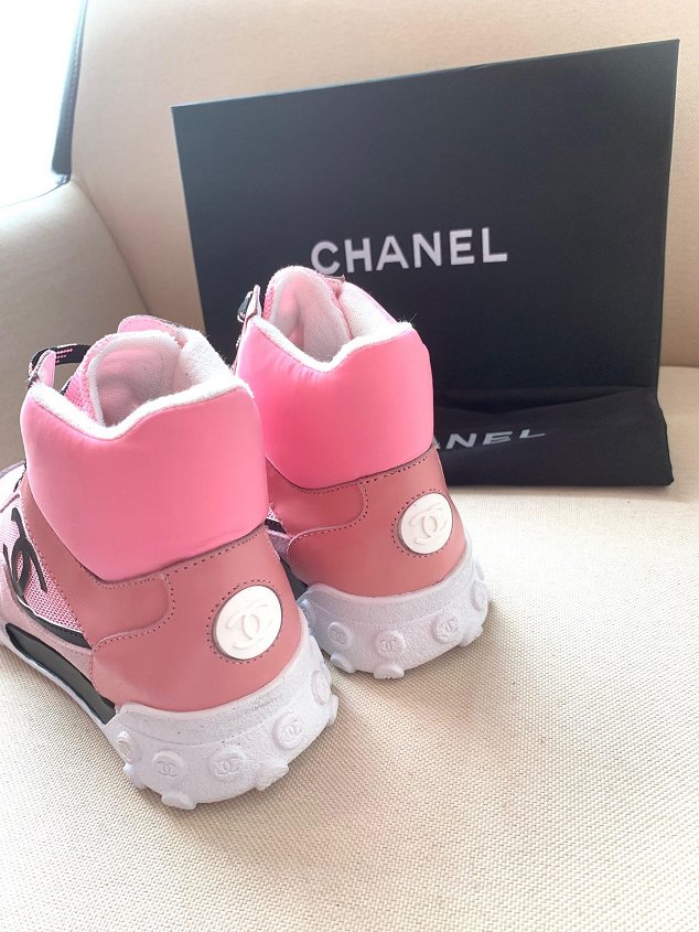 2019 CC fabric sneakers G35059 pink