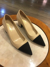 CC original lambskin pumps G34883 apricot