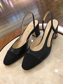 CC original lambskin slingbacks 55mm heel G31318 black