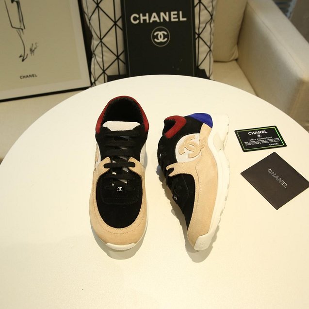 2019 CC suede sneakers G34361 apricot