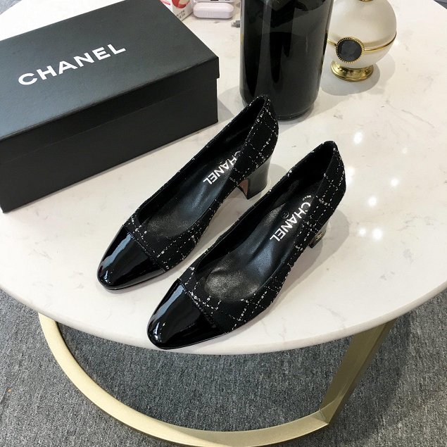 CC tweed pumps G34887 black