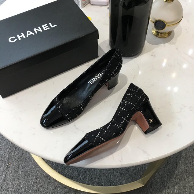 CC tweed pumps G34887 black