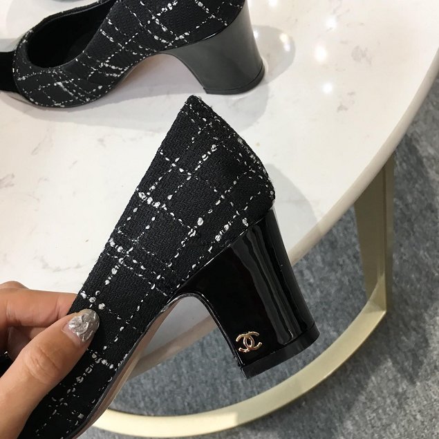 CC tweed pumps G34887 black