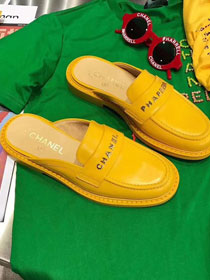 CC original calfskin pharrell mules G29289 yellow