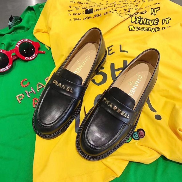 CC original calfskin pharrell loafers G29288 black