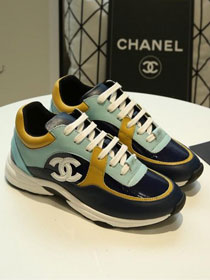 CC original calfskin sneakers G34368 blue
