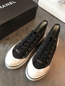 2019 CC denim sneakers G34558 black 