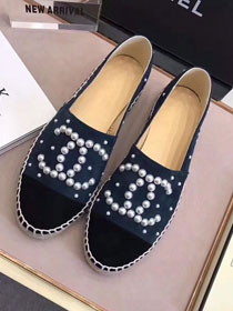 CC suede pearl espadrilles G34431