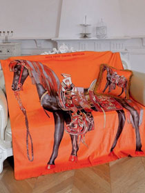 2020 Hermes top quality cashmere blanket H435 orange