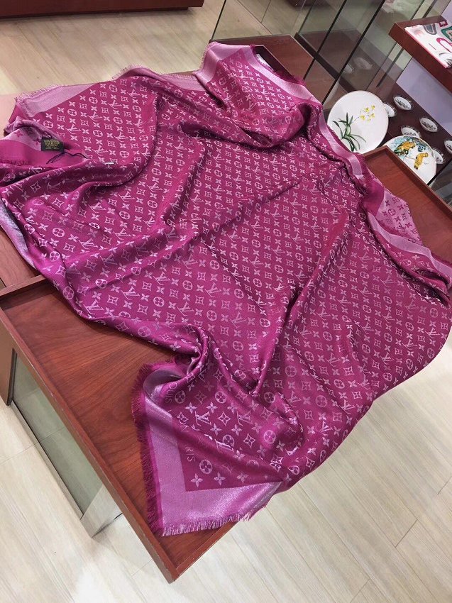 2020 louis vuitton top quality silk scarf L568 burgundy
