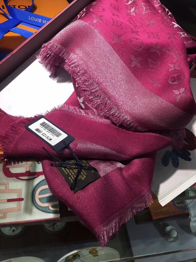 2020 louis vuitton top quality silk scarf L568 burgundy