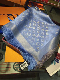 2020 louis vuitton top quality silk scarf L568 light blue