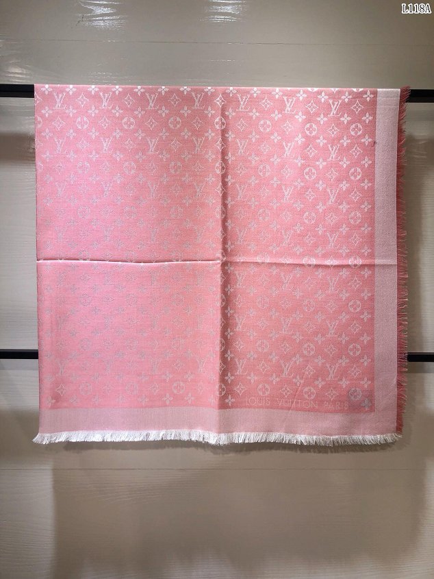 2020 louis vuitton top quality silk scarf L568 light pink
