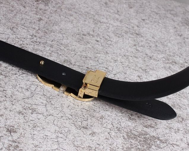 Feragamo original calfskin belt 25mm F0056 black