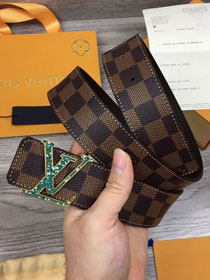 Louis vuitton original damier ebene 40mm belt M0169