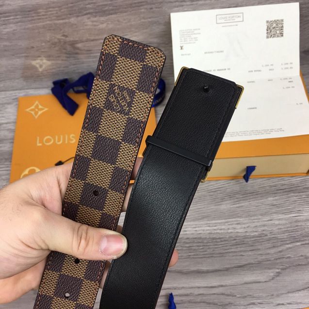 Louis vuitton original damier ebene 40mm belt M0179