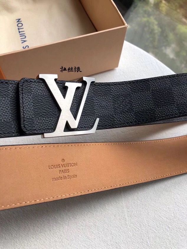 Louis vuitton original damier graphite 40mm belt M0183