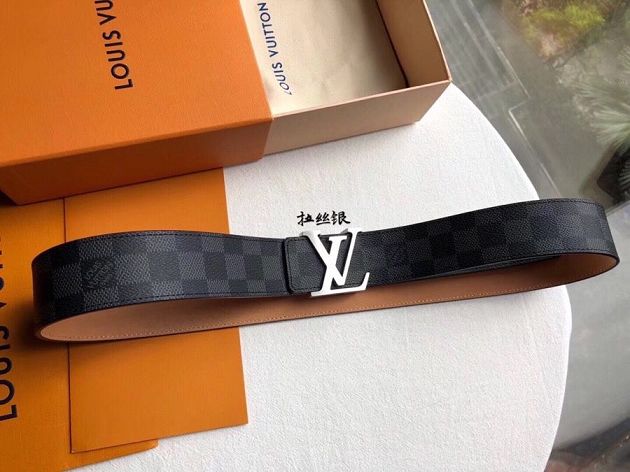Louis vuitton original damier graphite 40mm belt M0183