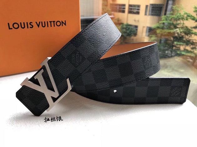 Louis vuitton original damier graphite 40mm belt M0183