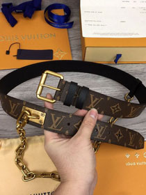 Louis vuitton original monogram 35mm belt M0178 