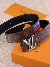 Louis vuitton original monogram 40mm belt M0186 coffee