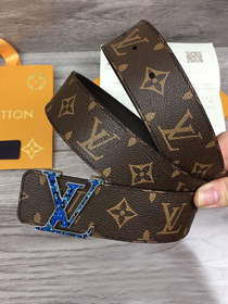 Louis vuitton original monogram canvas 40mm belt M0169