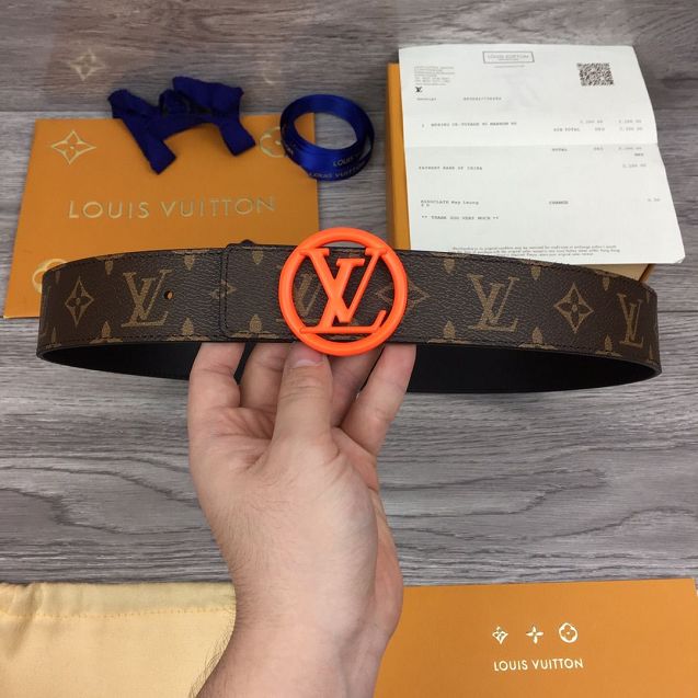 Louis vuitton original monogram canvas 40mm belt M0184
