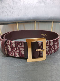 Dior original canvas 35mm belt DR0010 bordeaux