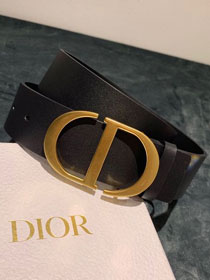 Dior original calfskin 40mm belt DR0008 black	
