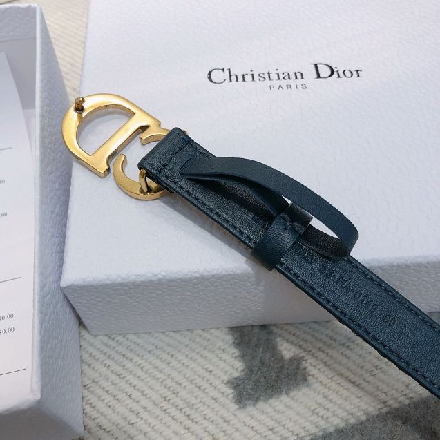 Dior original canvas 20mm belt DR0005 blue