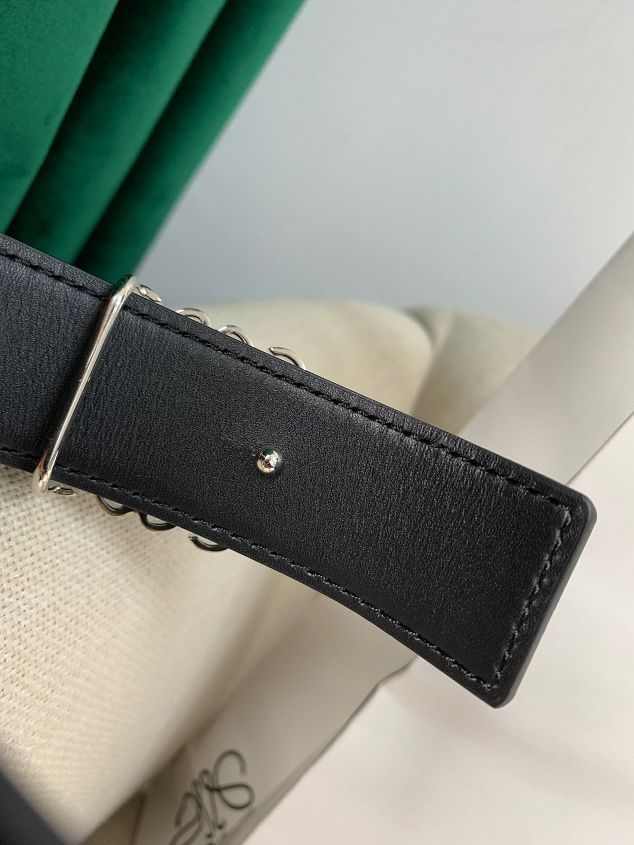 Loewe original calfskin 32mm belt LW0001 black