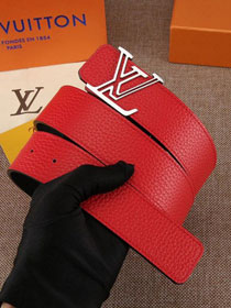 Louis vuitton original calfskin 40mm belt M0197 red