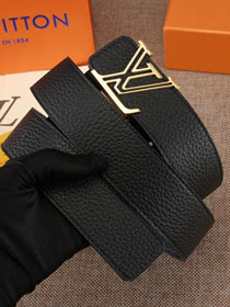 Louis vuitton original calfskin 40mm belt M0197 black