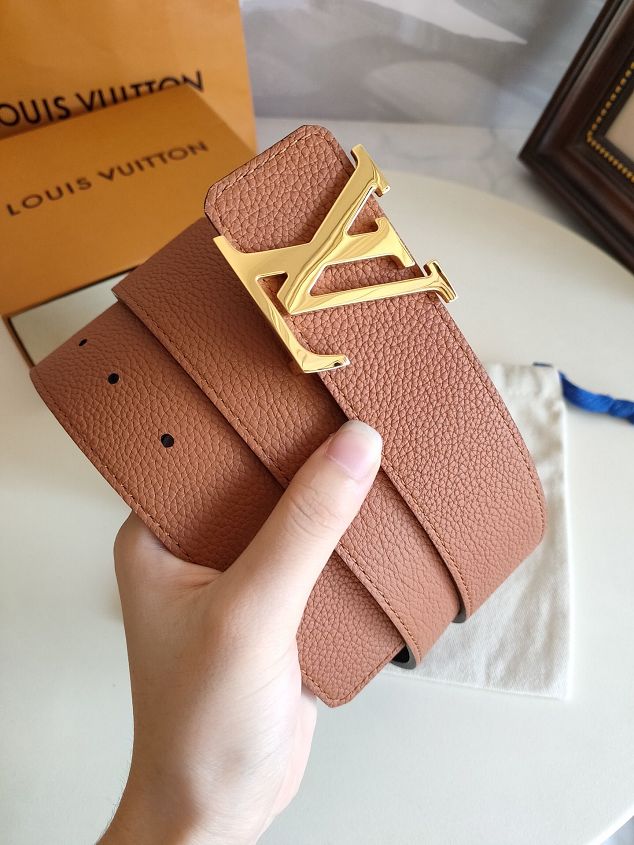 Louis vuitton original calfskin 40mm belt M0197 coffee