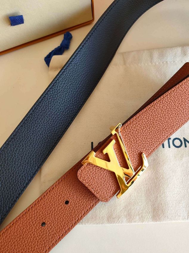 Louis vuitton original calfskin 40mm belt M0197 coffee