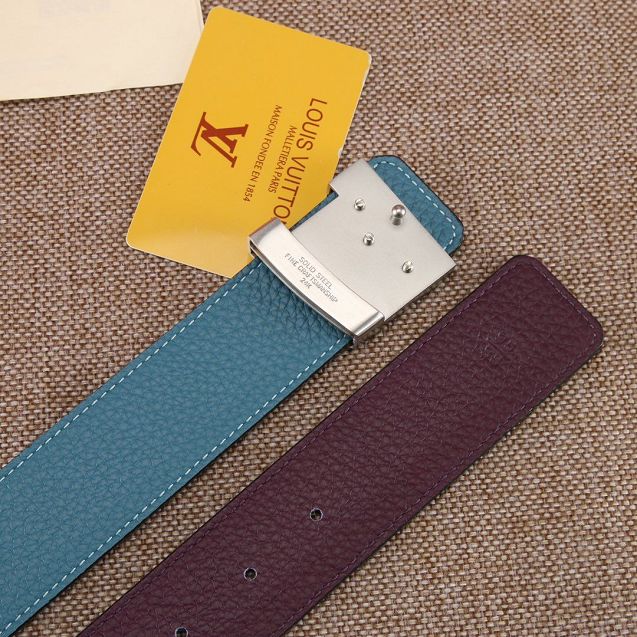 Louis vuitton original calfskin 40mm belt M0197 purple