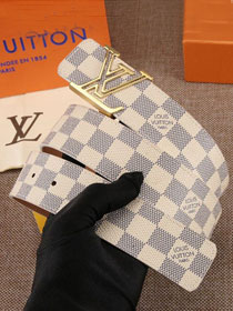 Louis vuitton original damier azur 40mm belt M0201