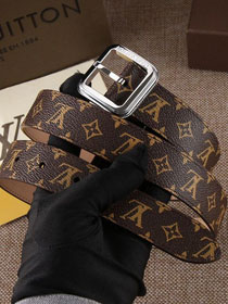 Louis vuitton original monogram canvas 35mm belt M0207