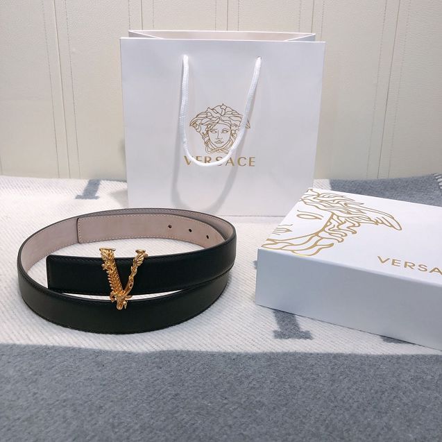Vercase original calfskin 30mm belt VS0009 black