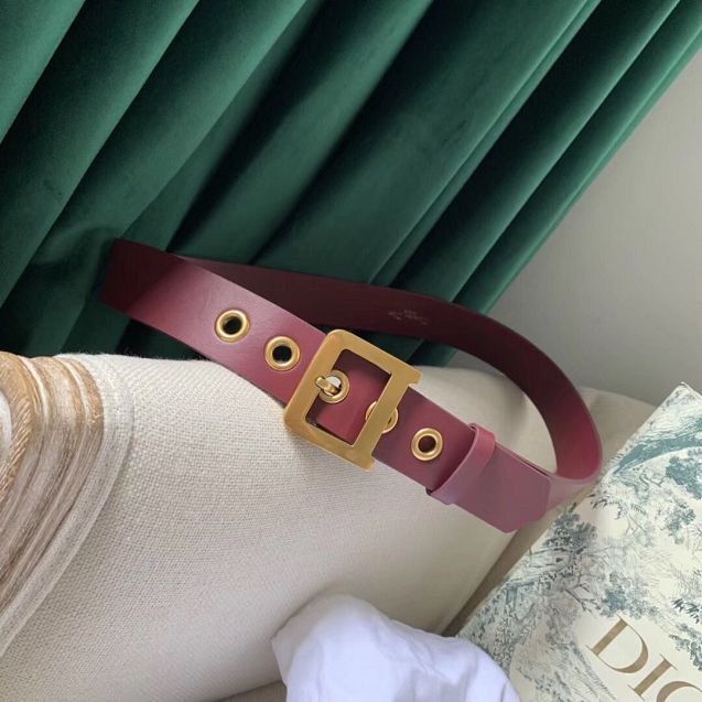 BV original calfskin 35mm belt V0006 bordeaux