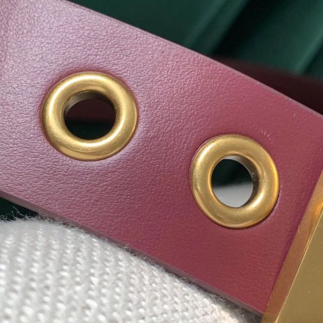 BV original calfskin 35mm belt V0006 bordeaux