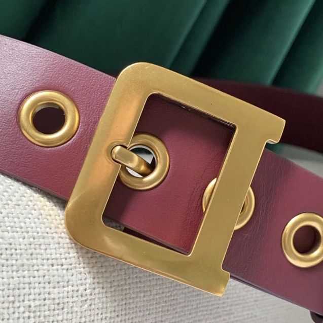 BV original calfskin 35mm belt V0006 bordeaux