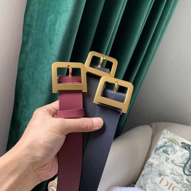 BV original calfskin 35mm belt V0006 bordeaux